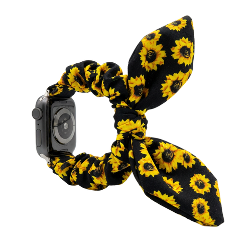 Bracelet Chouchou Apple Watch (tournesols)
