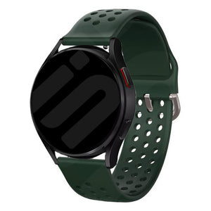 Amazfit Bip U (Pro) silicone air bandje (donkergroen)