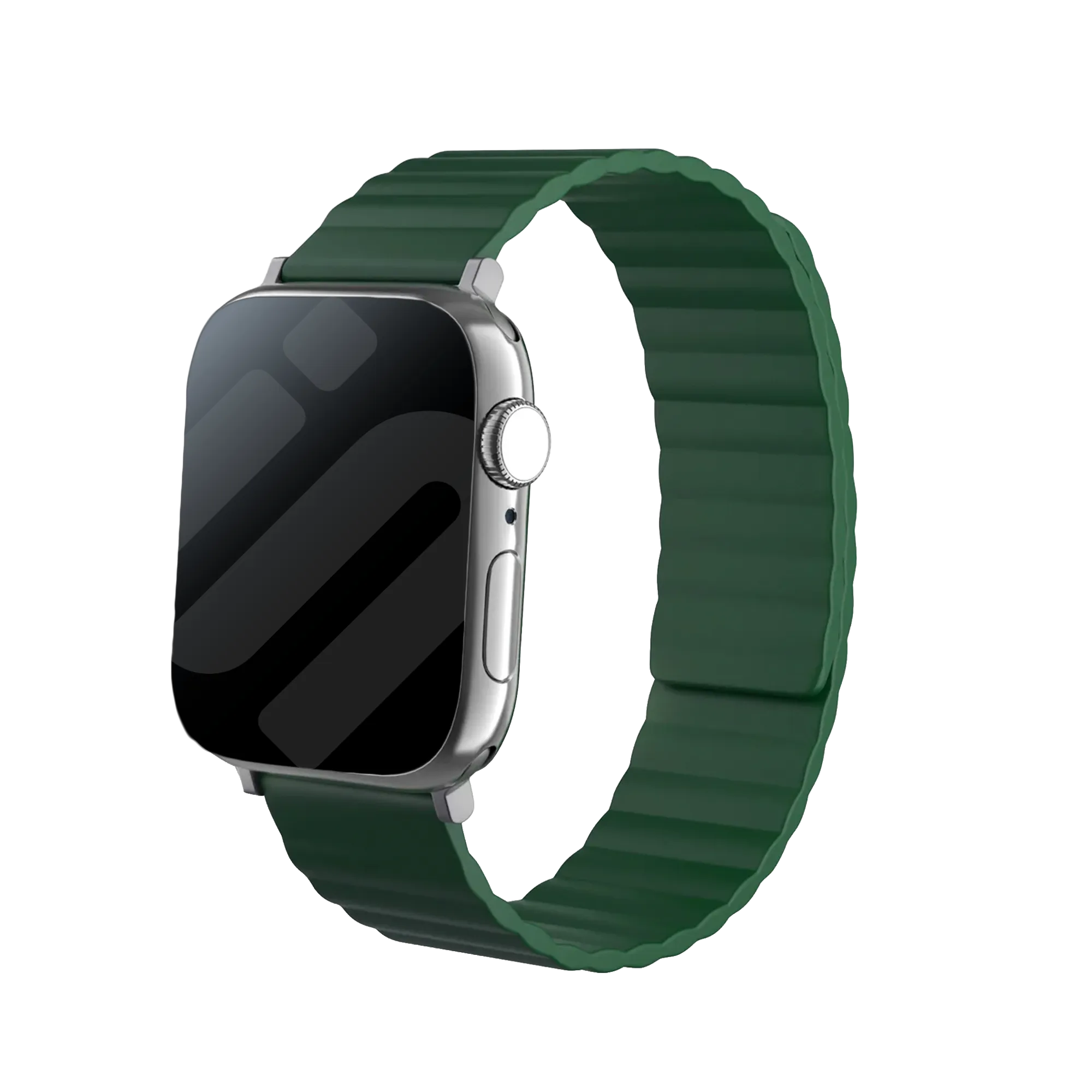 Apple Watch magnetisch siliconen bandje (groen)