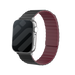 Correa silicona magnético Apple Watch (negro/rojo)