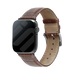 Apple Watch Leather Strap Crocodile Grain (Brown)