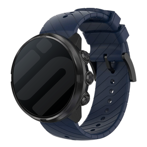 Suunto 9 (Baro) siliconen bandje (donkerblauw)