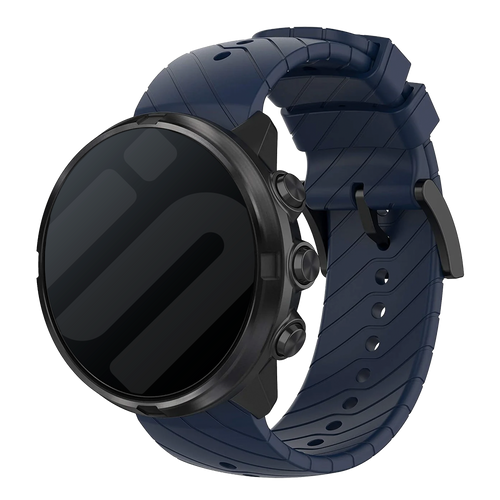 Suunto 9 (Baro) siliconen bandje (donkerblauw)