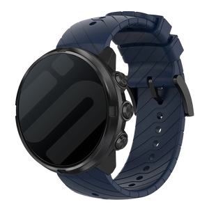 Suunto 9 (Baro) siliconen bandje (donkerblauw)