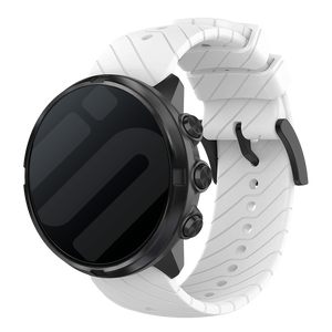 Suunto 9 (Baro) Silikonarmband (Weiß)