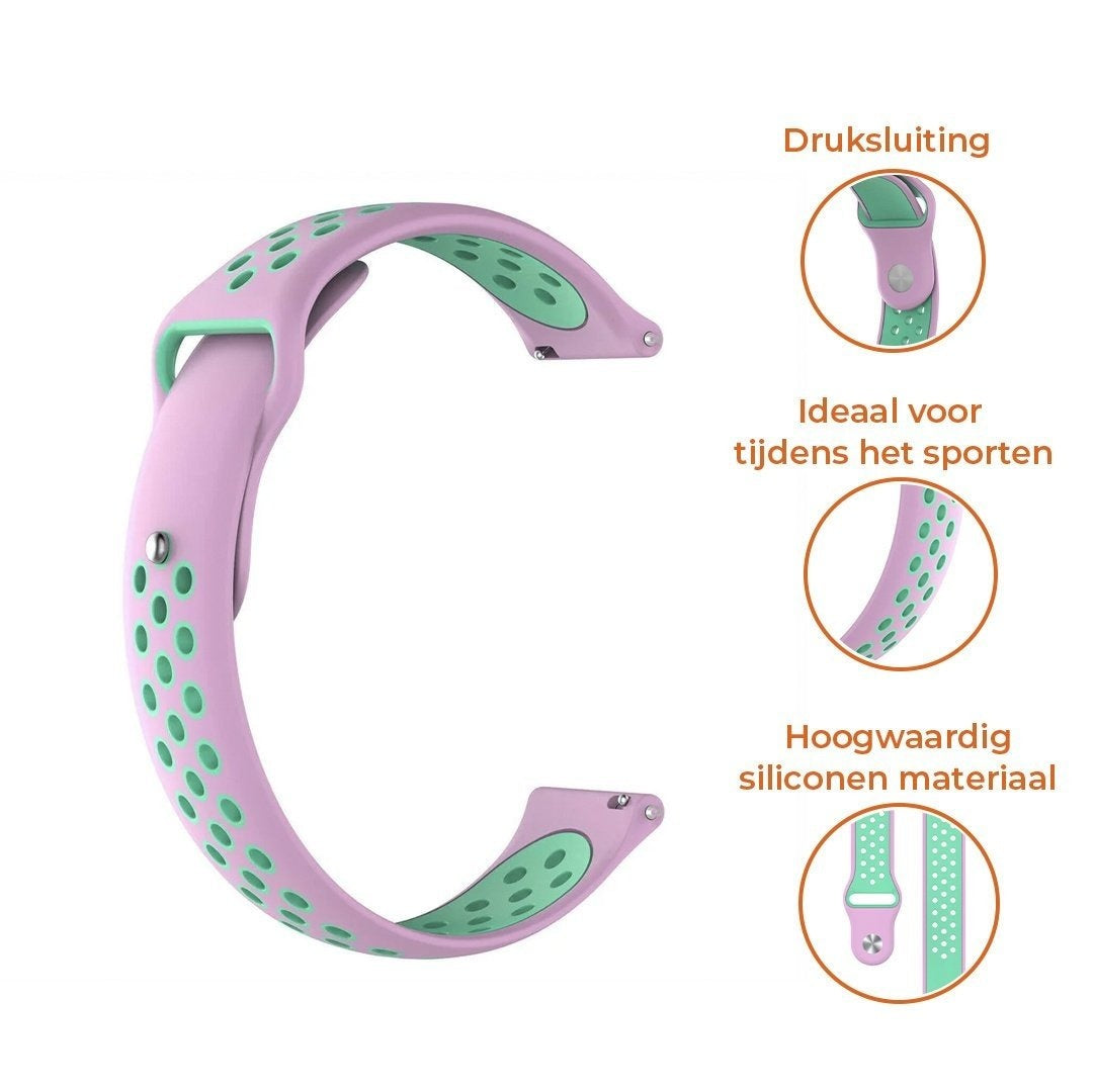 Suunto 9 Peak Pro Sport Strap (Pink/Aqua)