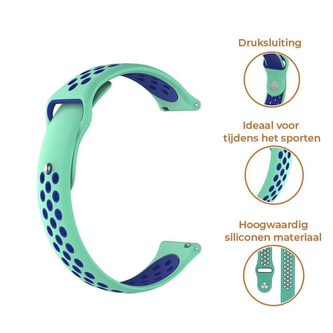 Suunto 9 Peak Pro sport band (aqua/blauw)