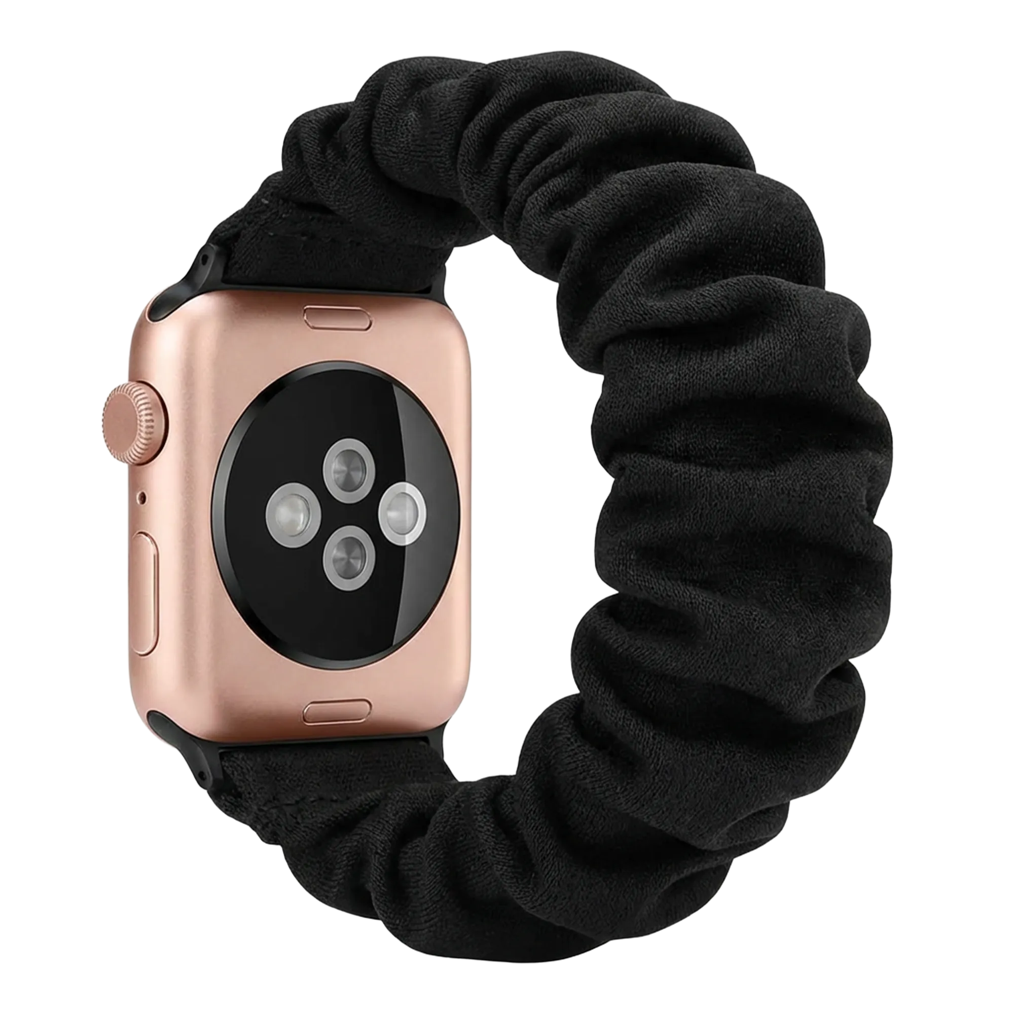 Apple Watch Scrunchie bandje (zwart)