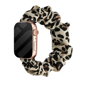 Bracelet chouchou Apple Watch (léopard)