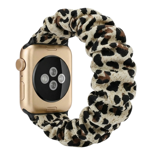 Bracelet chouchou Apple Watch (léopard)