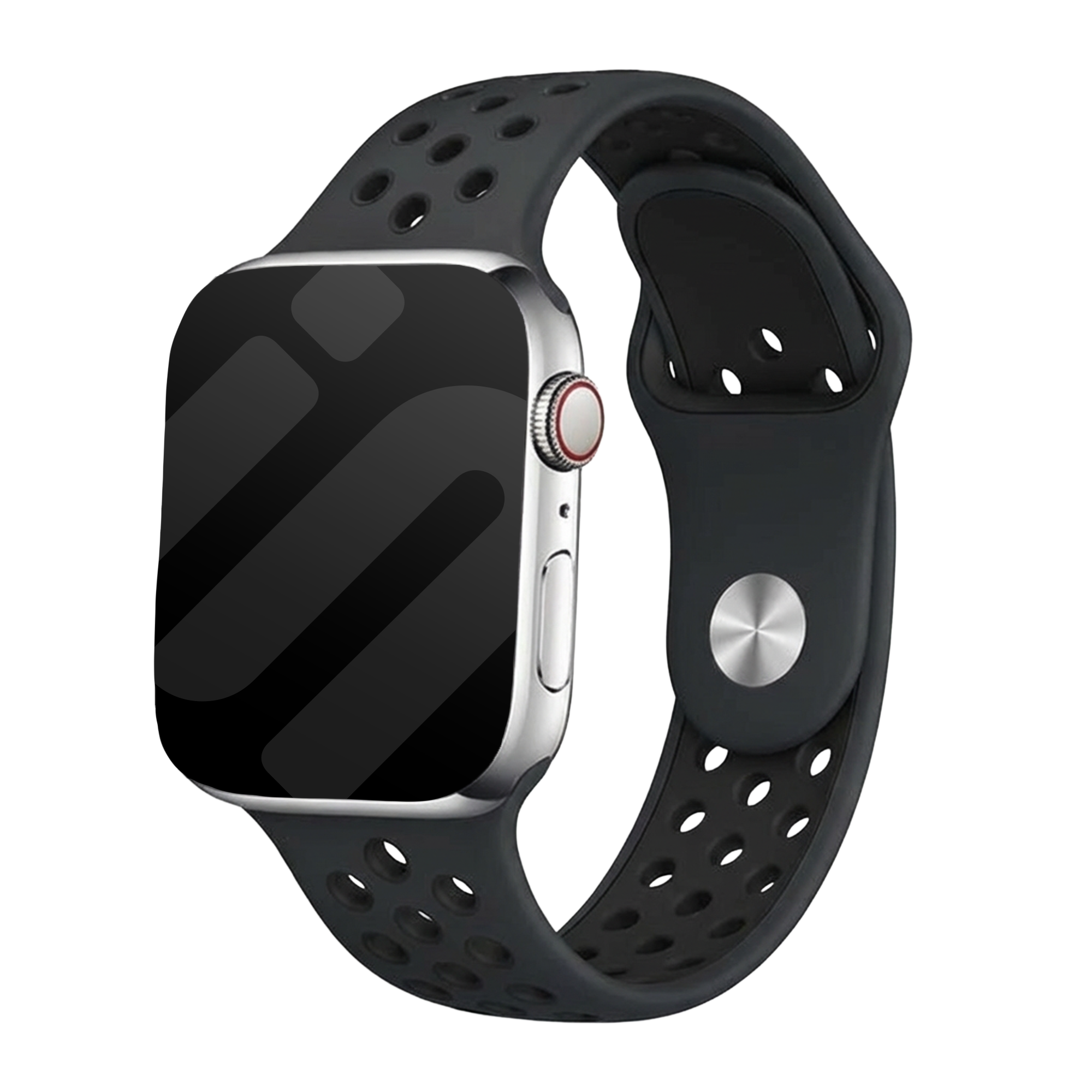 Apple Watch Sport Strap (Dark Grey/Black)