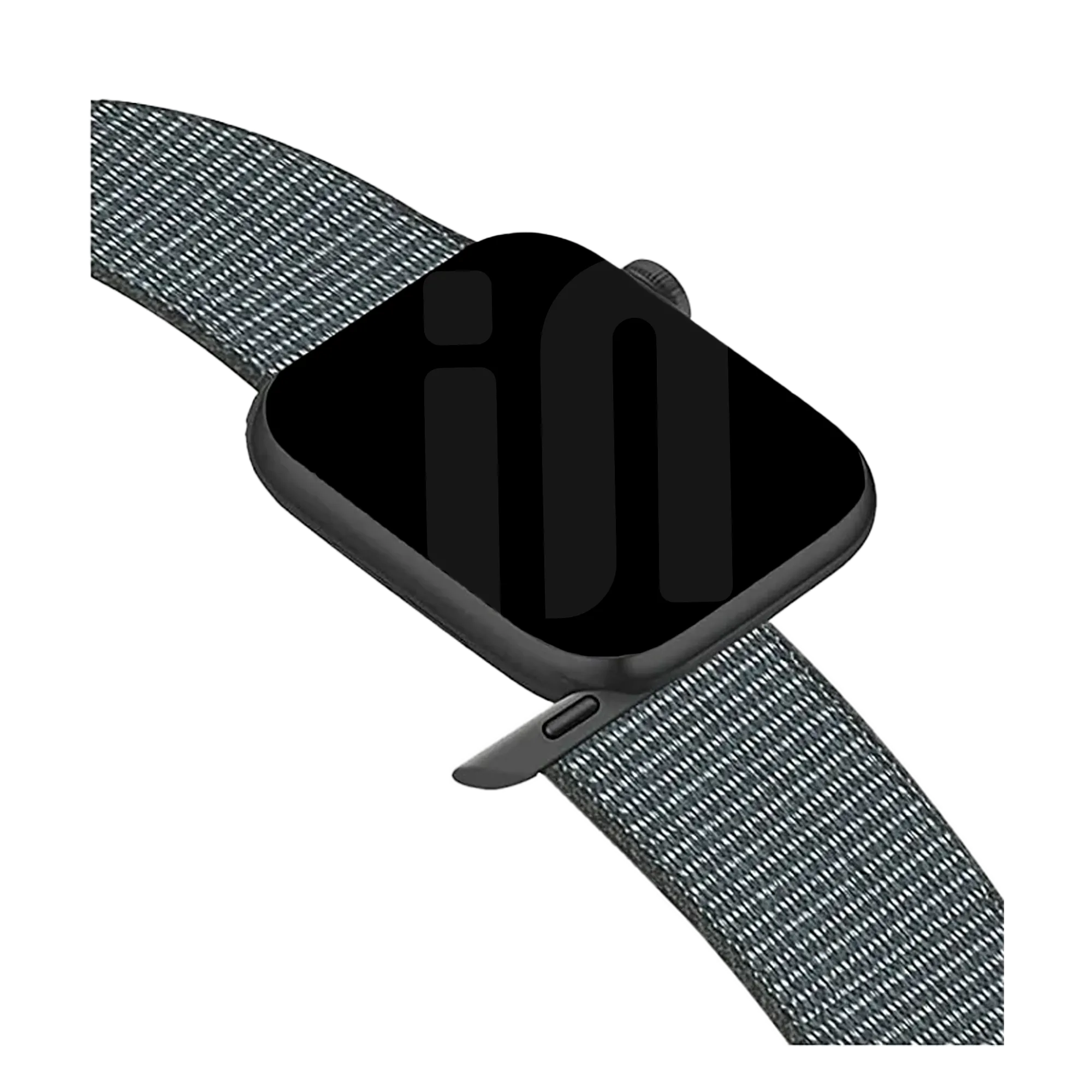 Apple Watch nylon loop bandje (grijs-groen)
