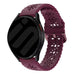 Coros Apex 42mm Patterned Silicone Strap (Wine Red)