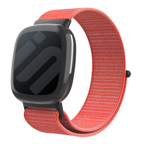 Fitbit Versa 4 Nylonarmband (Orange)