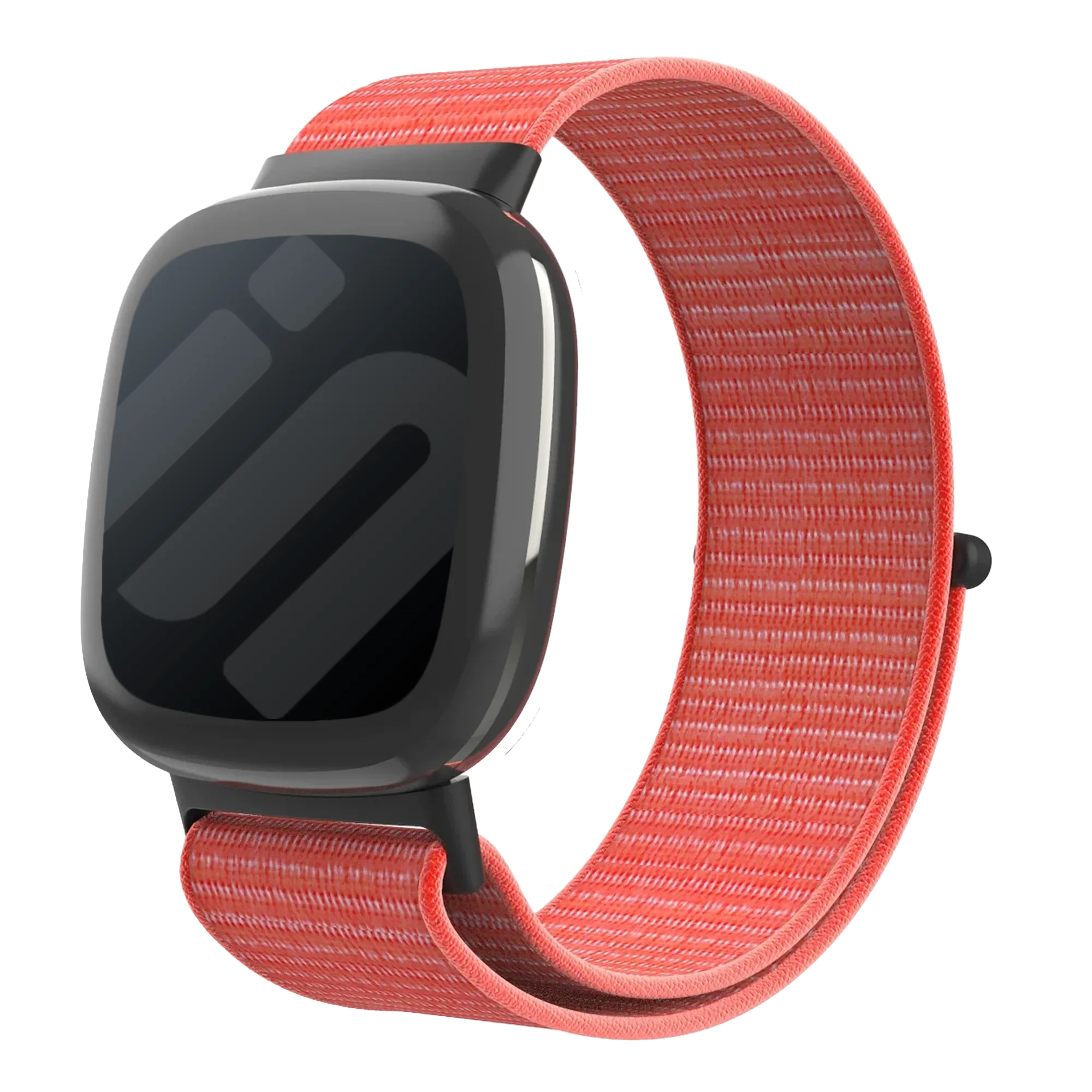 Fitbit Versa 4 Nylonarmband (Orange)