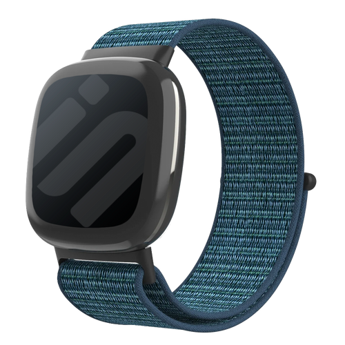 Fitbit Versa 4 Nylonarmband (Blau)