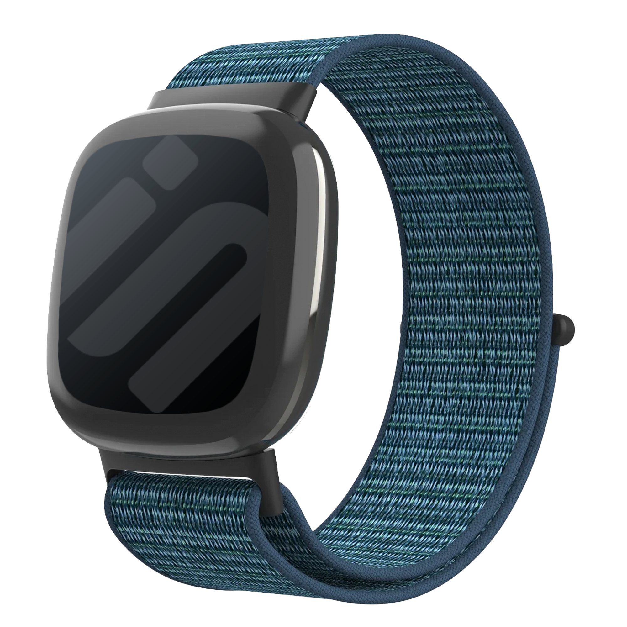 Fitbit Versa 4 Nylon Strap (Blue)