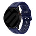 Coros Apex 2 Patterned Silicone Strap (Dark Blue)