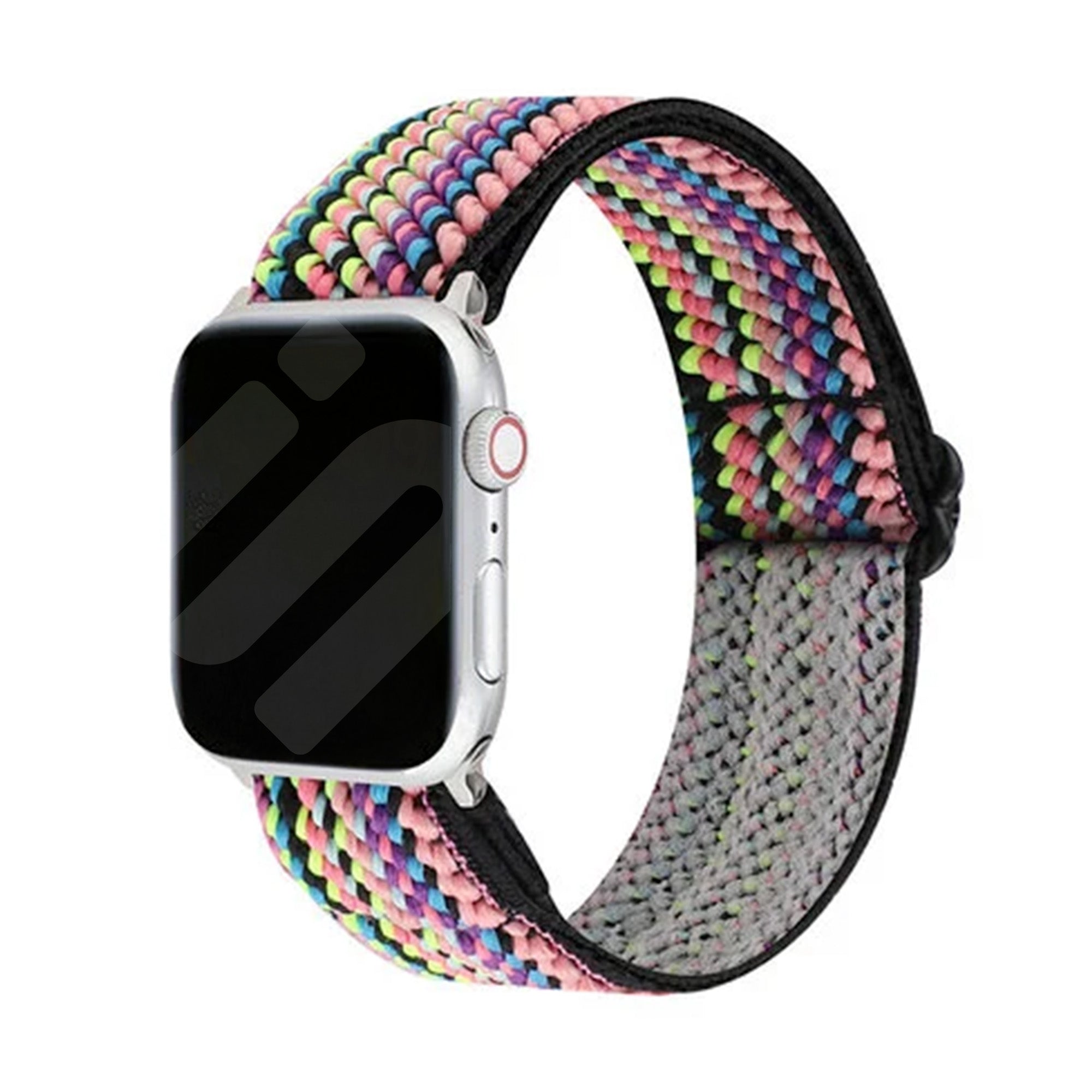 Correa elástica Apple Watch (rayas de colores)