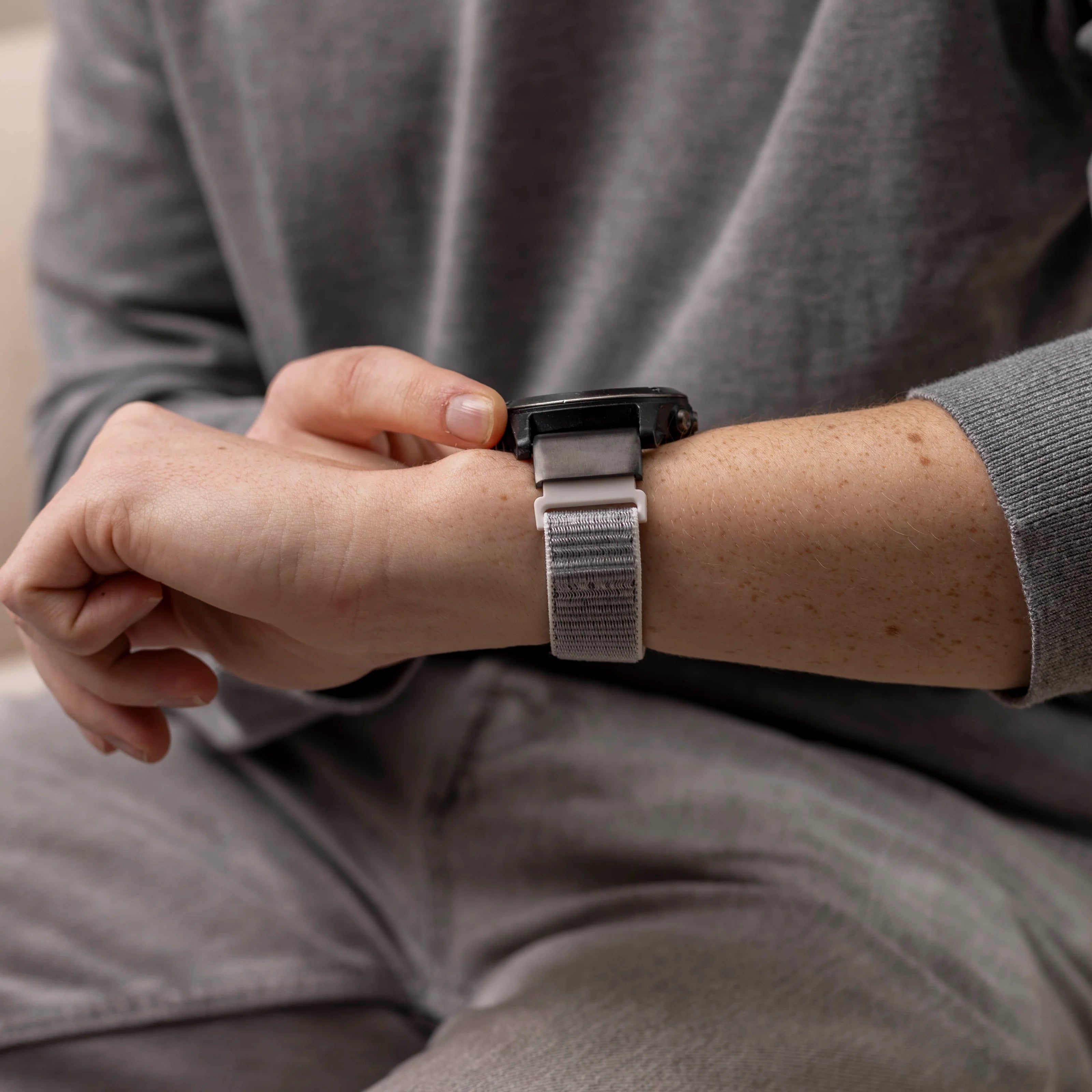 Bracelet nylon Garmin Fenix 8 - 47mm (coquillage)