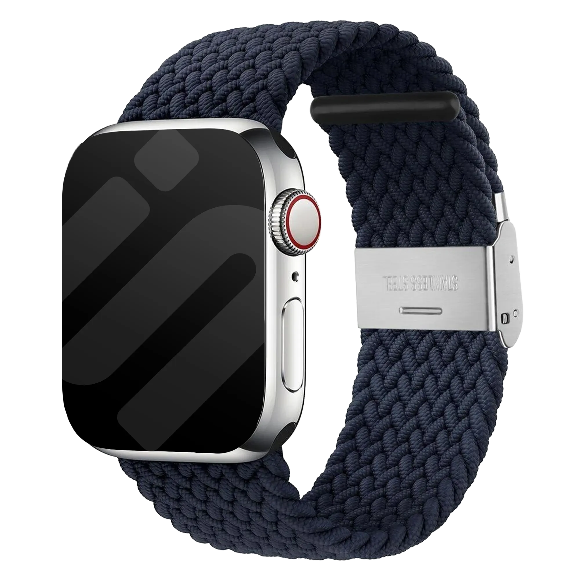 Apple Watch gevlochten bandje (charcoal)