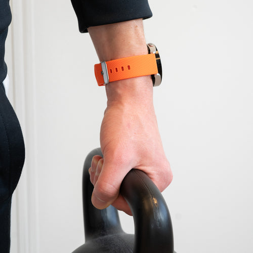 Bandz ICE Smart 3.0 Rectangular 1.78 Silicone Strap 'Deluxe' (Orange)