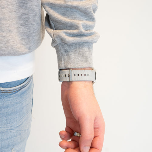 Bandz Bracelet silicone 'Deluxe' Coros Pace 2 (gris)