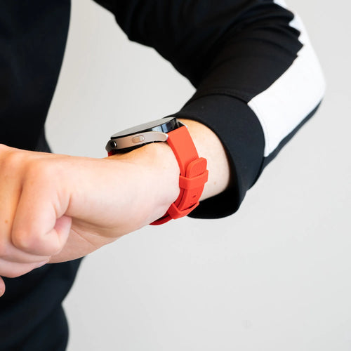 Bandz Levowatch Tiny Silicone Strap 'Deluxe' (Red)