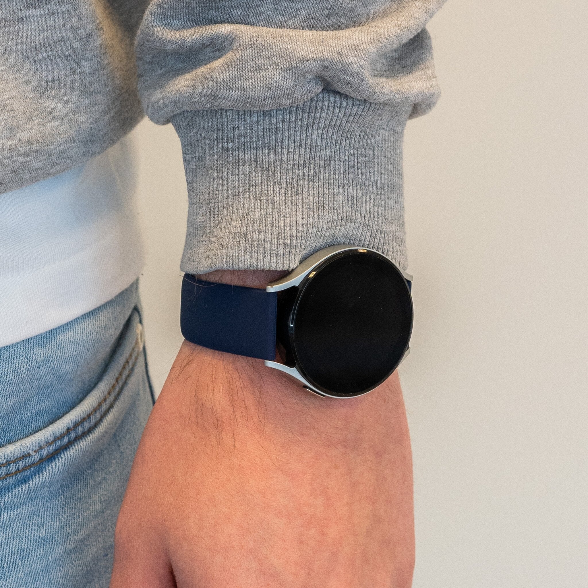 Bandz Correa deportivo 'De lujo' Huawei Watch GT 5 46mm (azul oscuro)