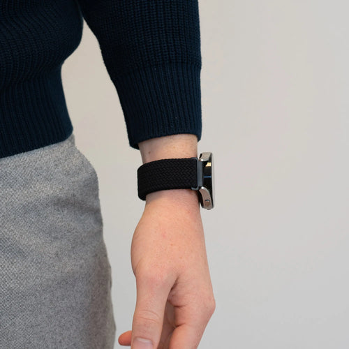 Bandz Correa nylon tejida Levowatch Tiny (negro)