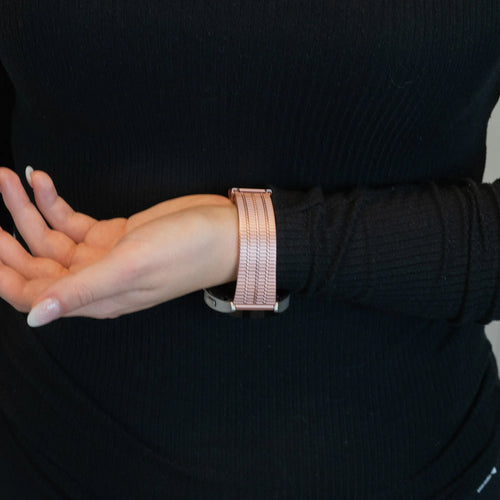 Bandz Bracelet acier ajustable Levowatch Tiny (rose sable)