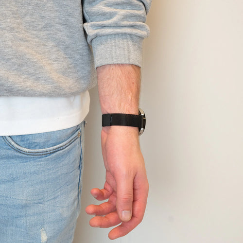 Bandz Levowatch Tiny Milanese Loop Strap (Black)