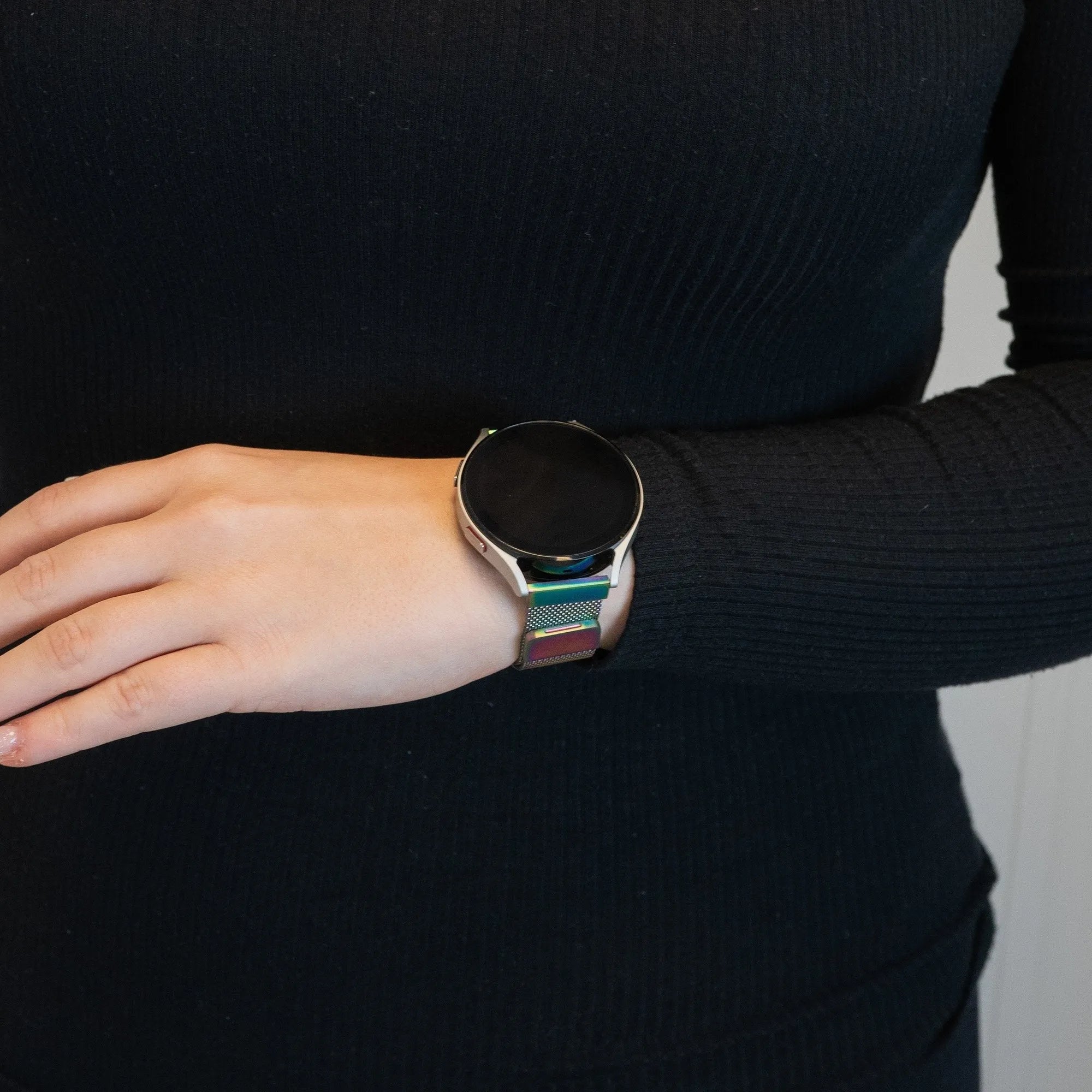 Bandz Coros Apex 42mm Milanese Loop Strap (Rainbow)