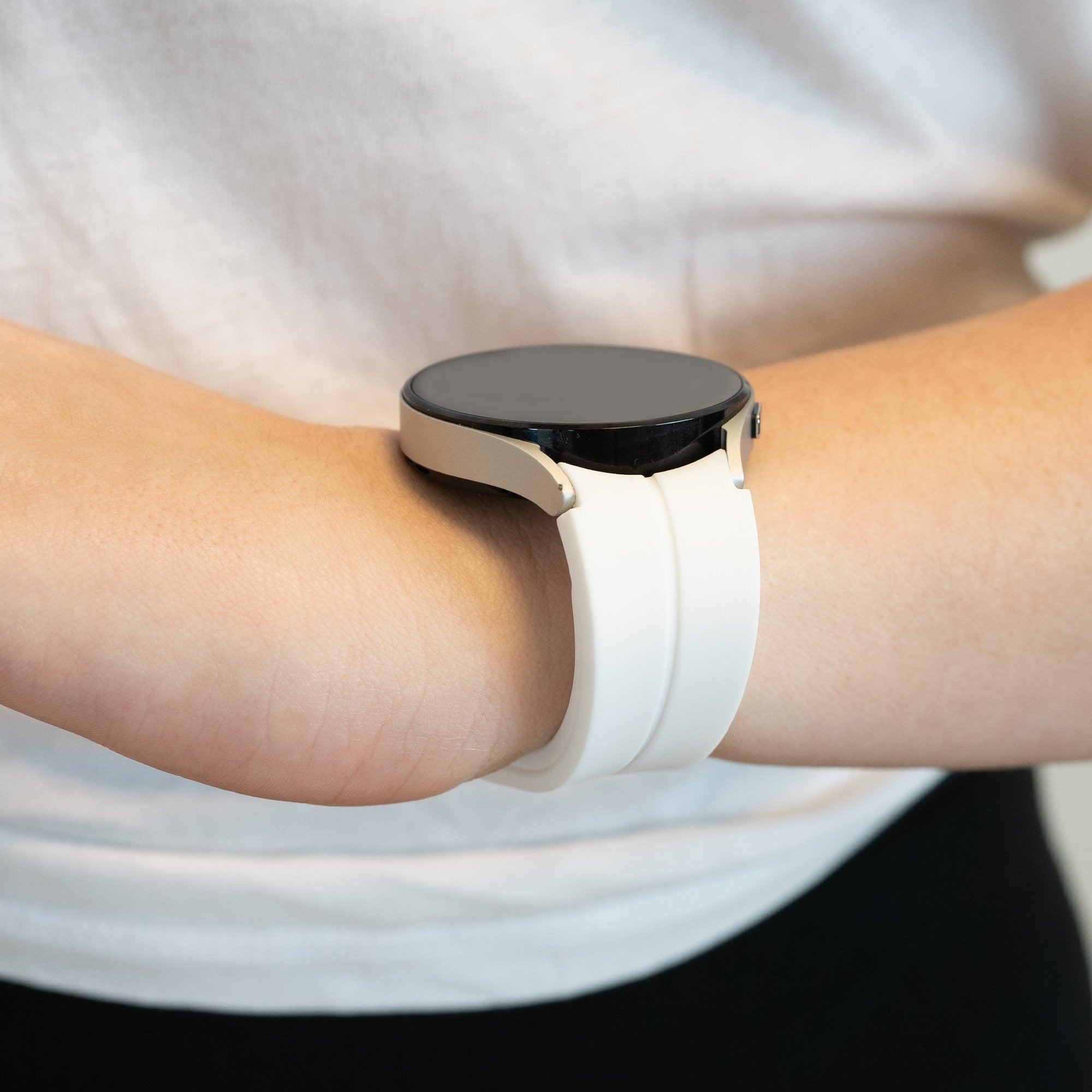 Bandz Samsung Galaxy Watch 4 40mm Silicone Strap 'Extreme' (White)