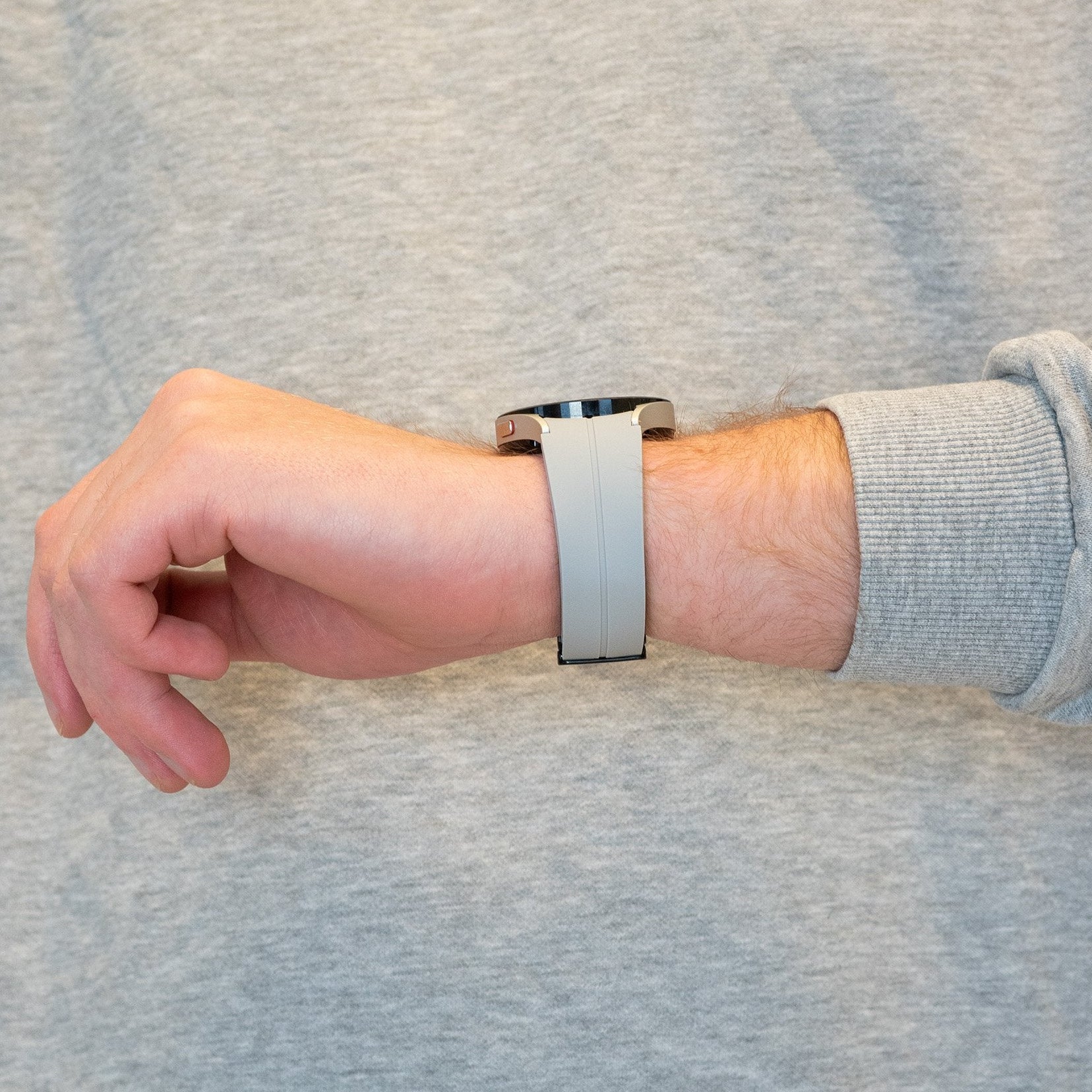 Bandz Correa silicona con D-Buckle Samsung Galaxy Watch 6 Classic 47mm (gris)