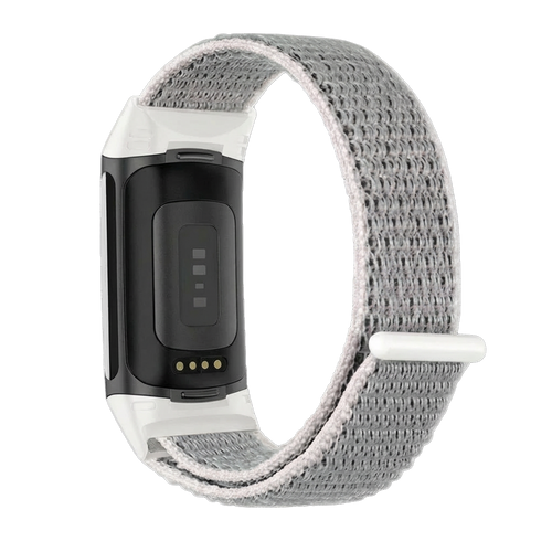 Fitbit Charge 5 nylon bandje (zeeschelp)