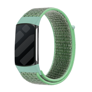 Correa nylon Fitbit Charge 5 (menta)