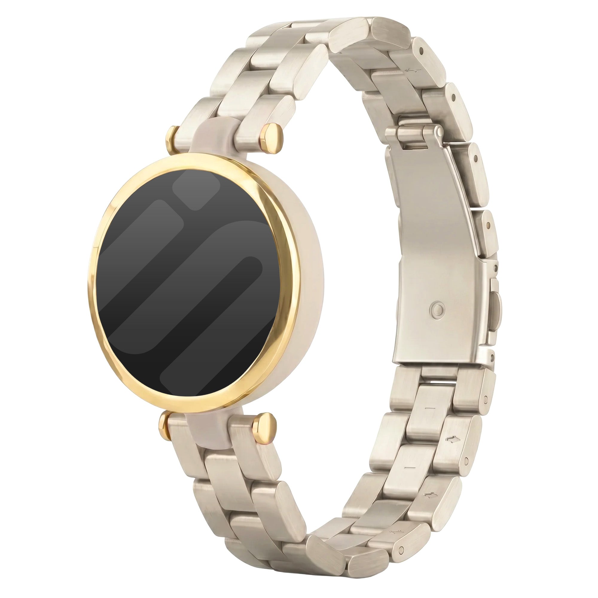 Garmin Lily stalen band (champagne)