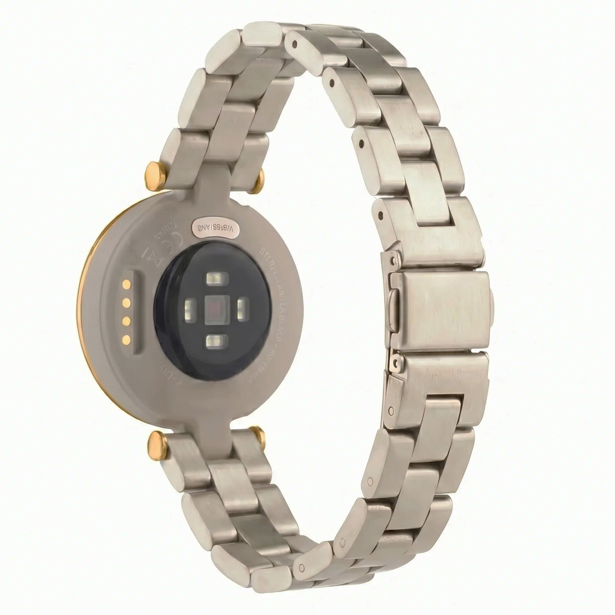 Garmin Lily stalen band (champagne)