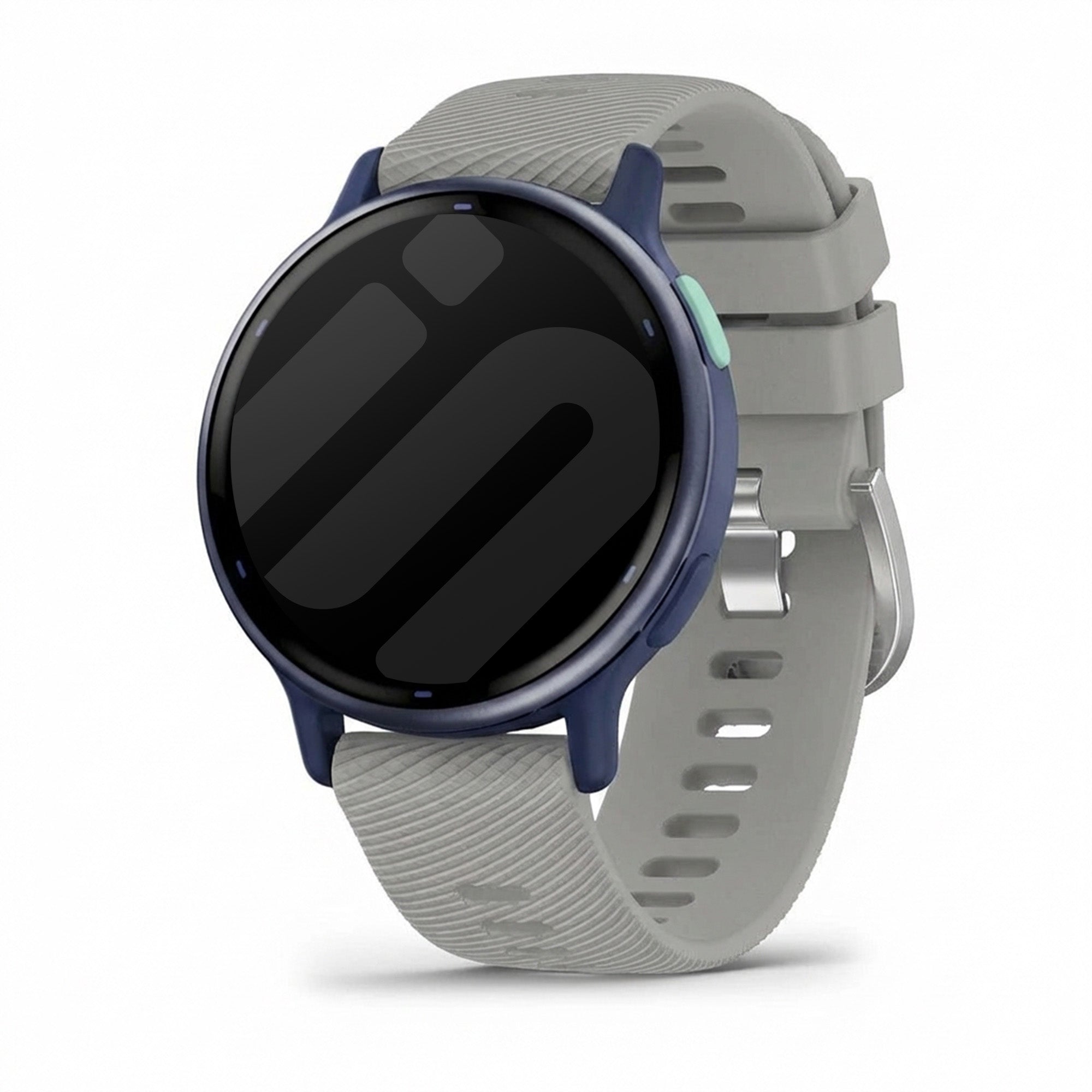 Bracelet silicone Garmin Vivoactive 5 (gris clair)