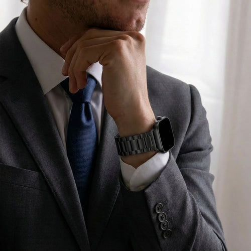 Xiaomi Smart Band 9 Pro stalen band (zwart)