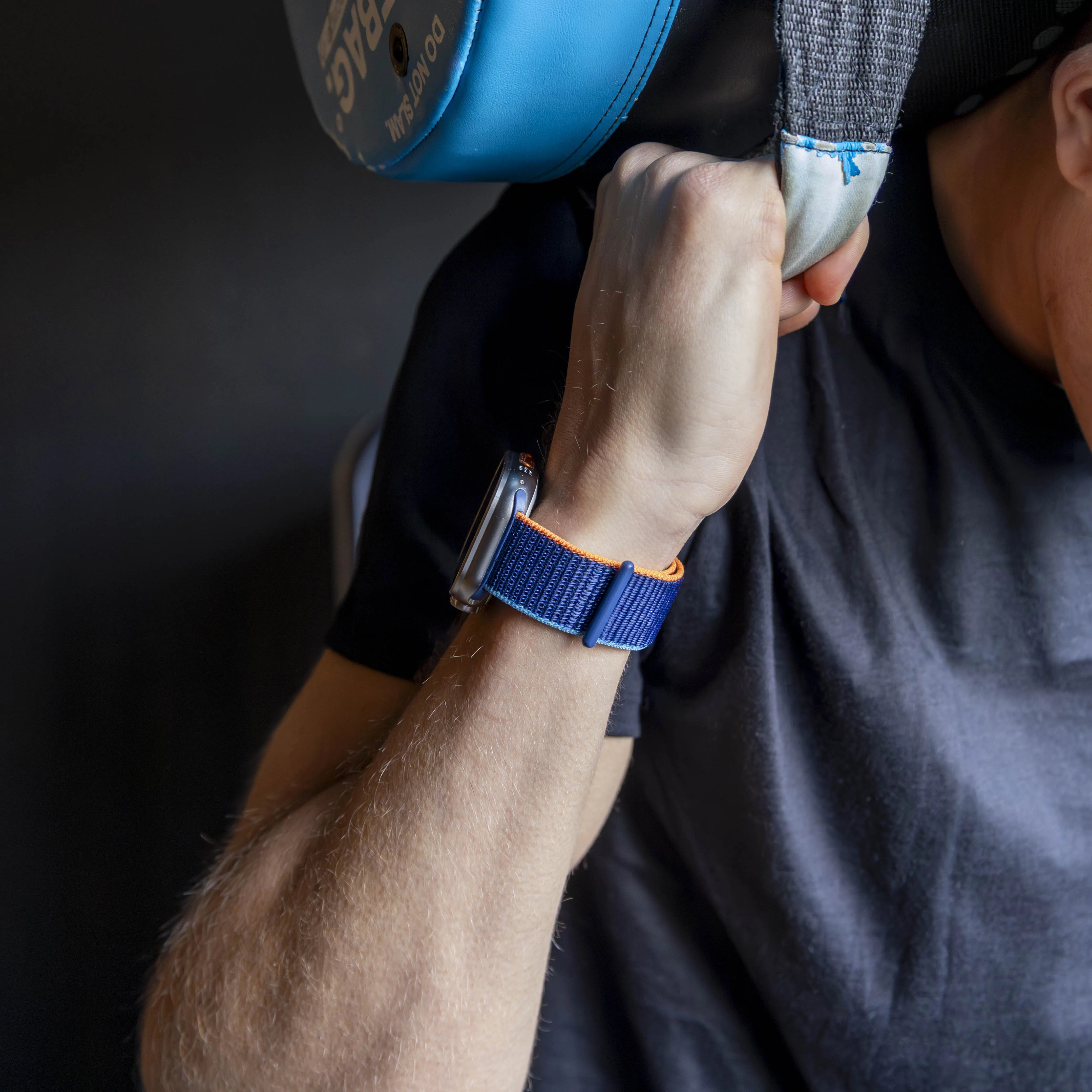 Bandz Apple Watch Nylon Strap 'Classic' (Dark Blue mix)