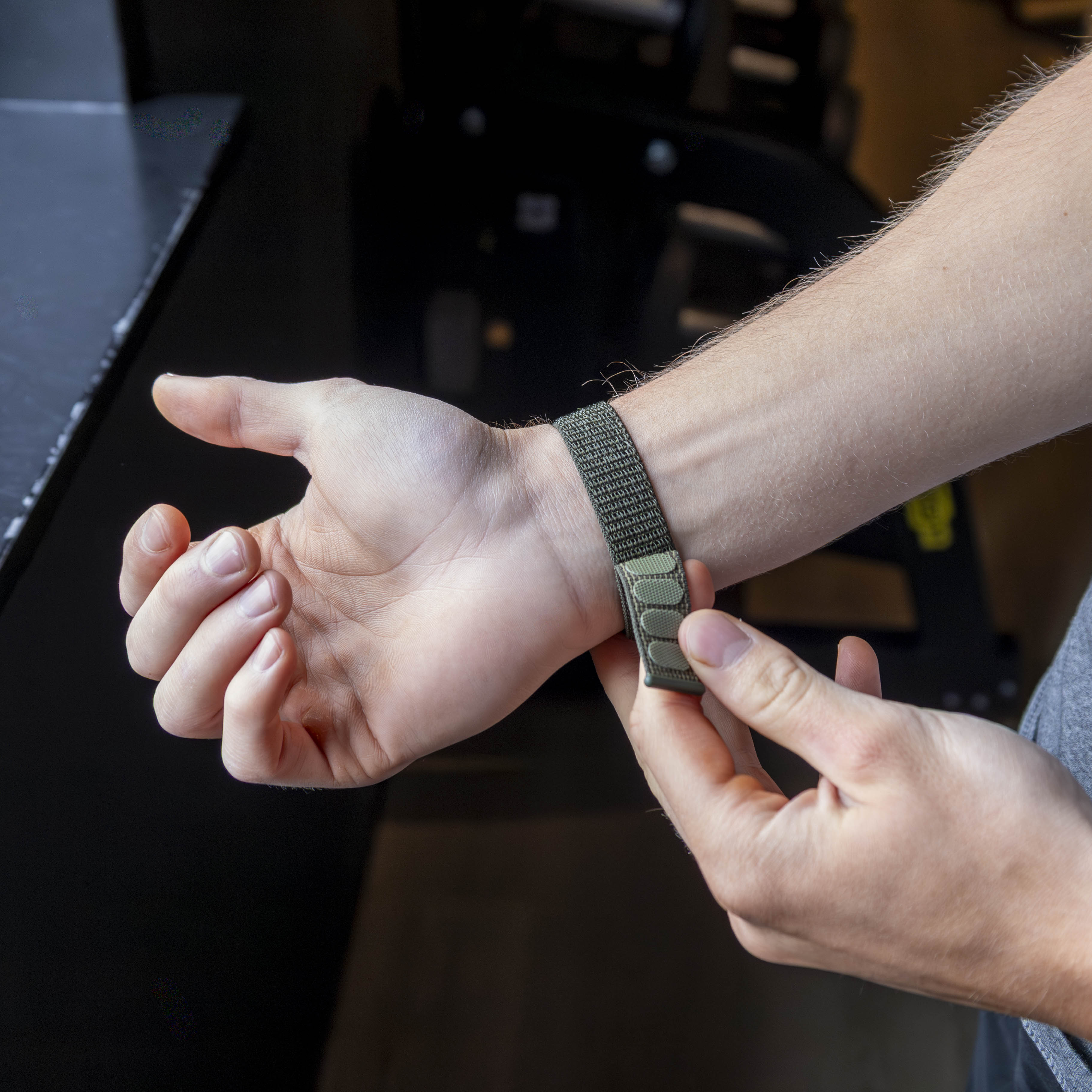 Samsung Galaxy Fit 3 Nylonarmband (Grün)