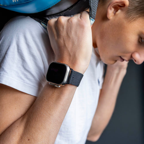 Apple Watch elastisches Armband (Schwarz)