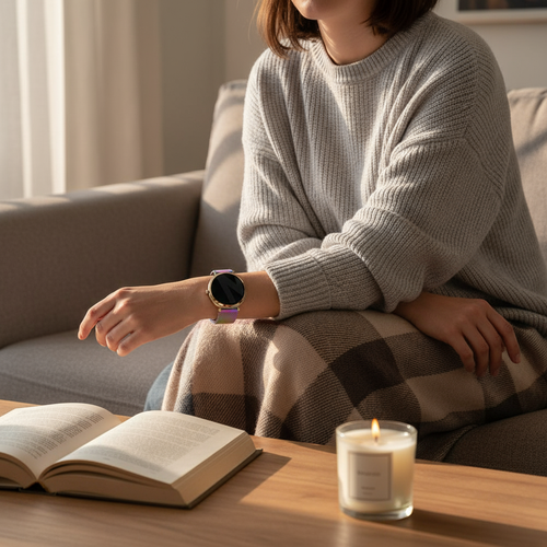 Bandz Correa milanesa loop Garmin Lily 2 (perla)