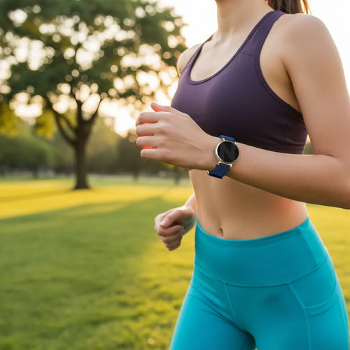 Bandz Pebble Round 2 - 14mm Gewebtes Nylonarmband (Blau)