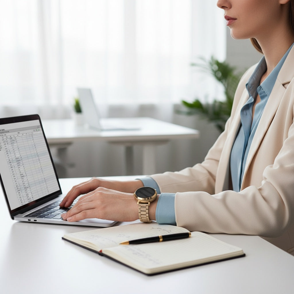 Garmin Lily 2 Stahlarmband (Champagner Gold)