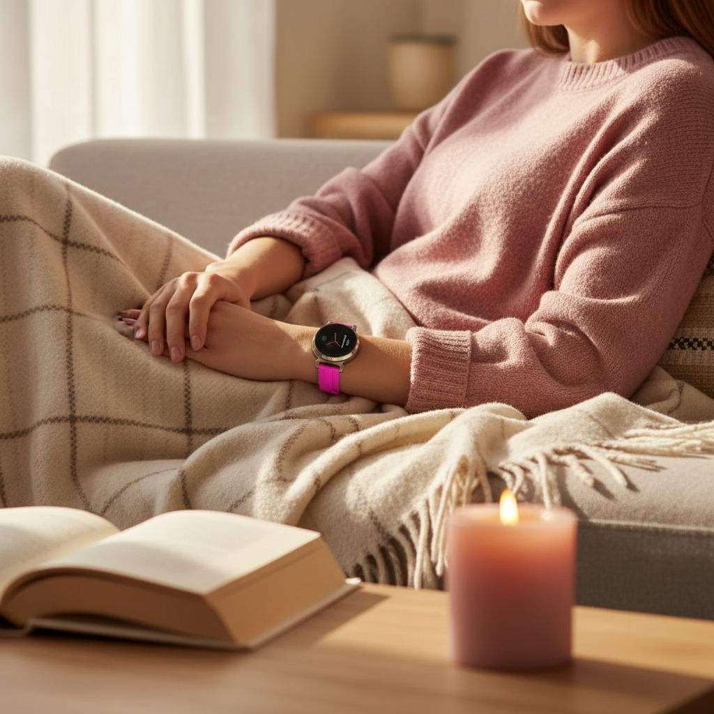 Garmin Lily 2 Silikonarmband (Lila-Rosa)