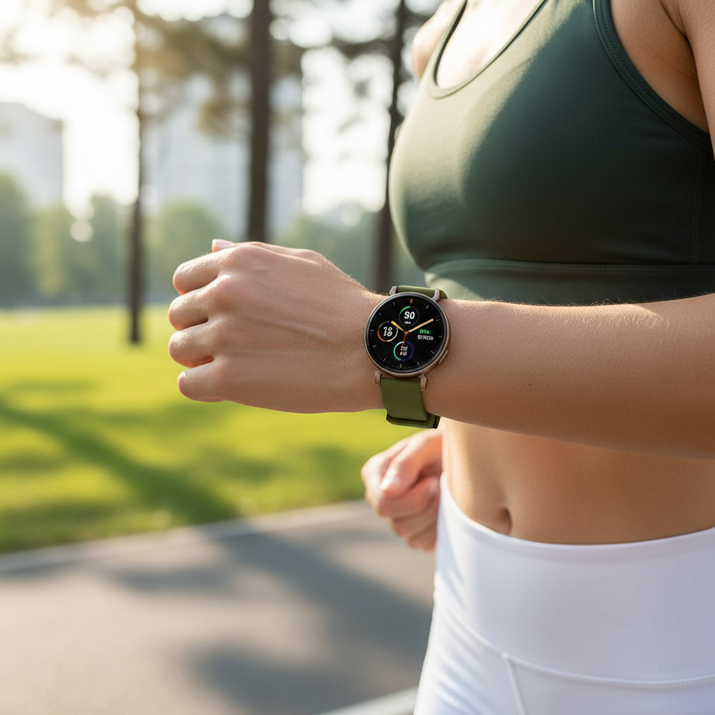 Garmin Lily 2 Luxury Silicone Strap (Green)