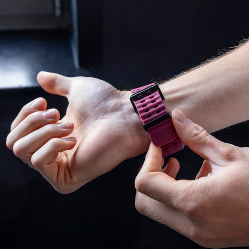 Samsung Galaxy Watch Ultra Ocean bandje (wijnrood)